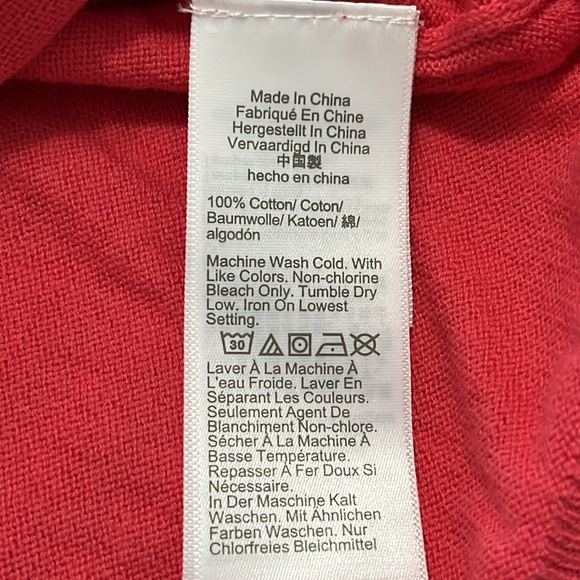 NWOT J Crew Short Sleeve Floral Tie Back Sweater Blouse Puff Sleeve Pink XS - Picture 9 of 9